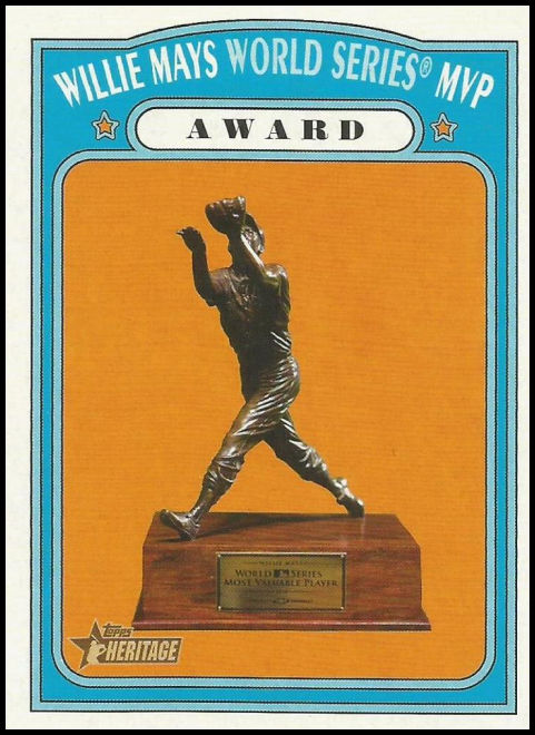 367 Willie Mays World Series MVP Award